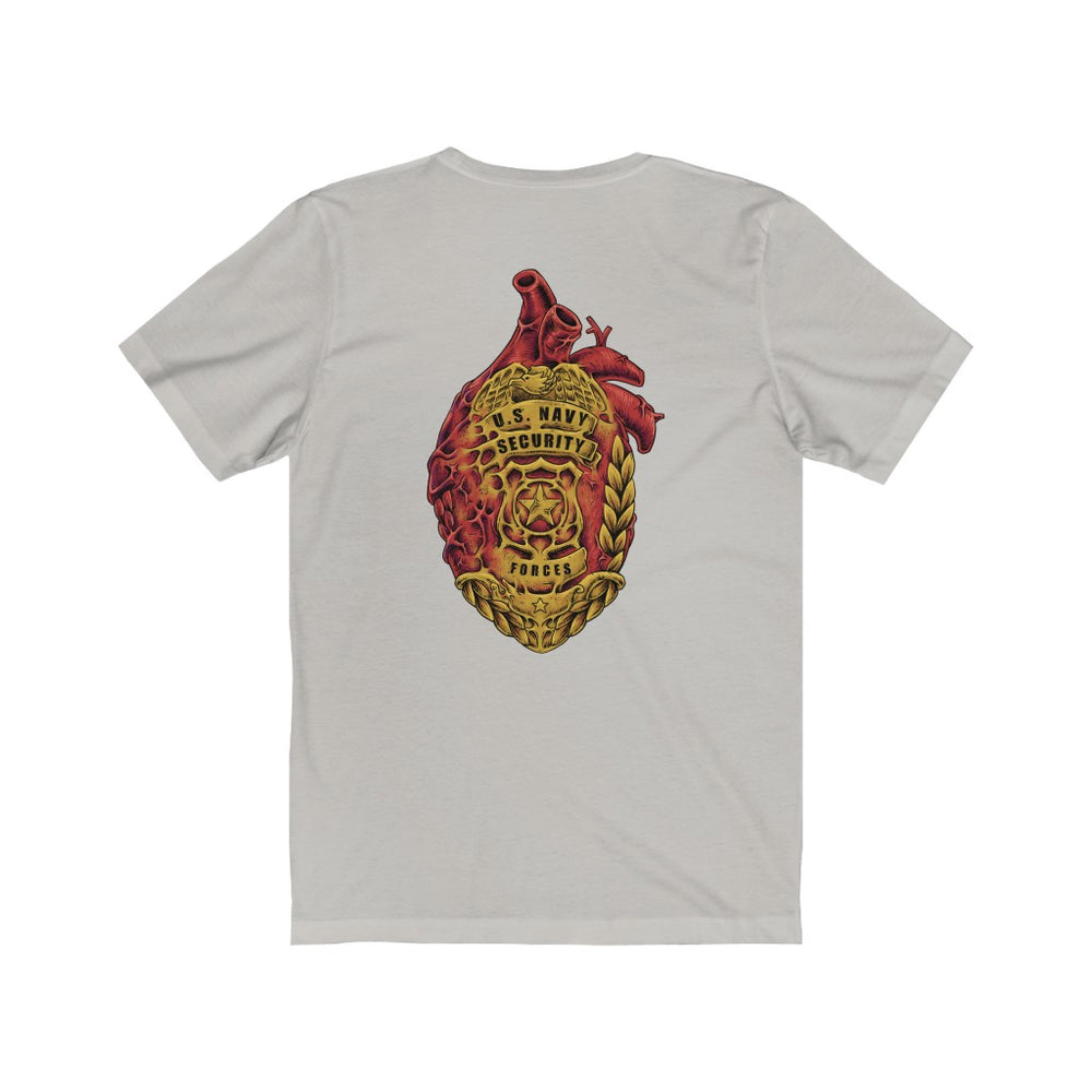 
                  
                    Master at Arms Heart Badge T-Shirt
                  
                