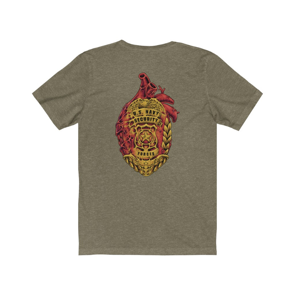 
                  
                    Master at Arms Heart Badge T-Shirt
                  
                