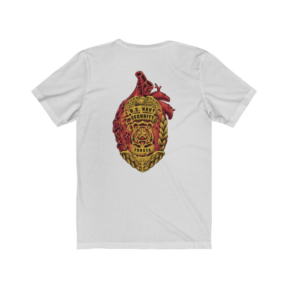 
                  
                    Master at Arms Heart Badge T-Shirt
                  
                